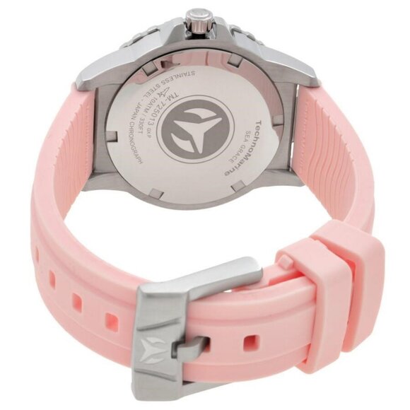 NWT Authentic Technomarine Sea Quartz Pink Dial Women's Watch - Picture 3 of 3